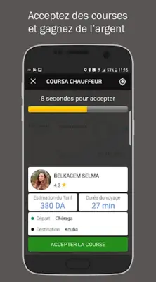 Coursa Chauffeur android App screenshot 3